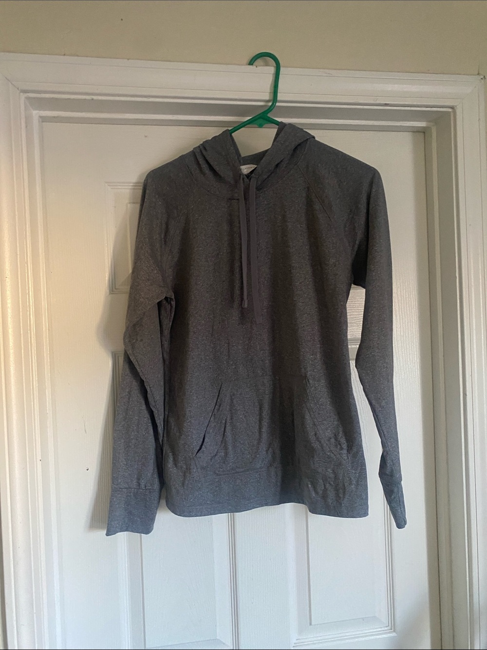 New York Laundry Gray Hooded Sweatshirt - Lightweight Pullover